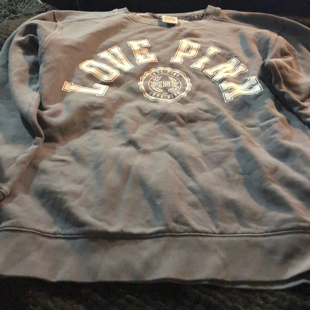 Victoria secret PINK gray sweatshirt
